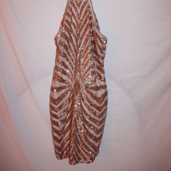 Gold Sequin Dress - Picture 2 of 3